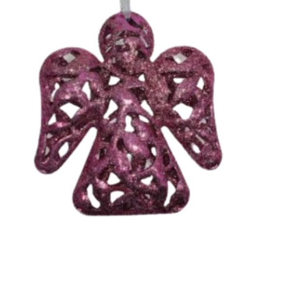 Brand New Pink Angel Christmas Ornament